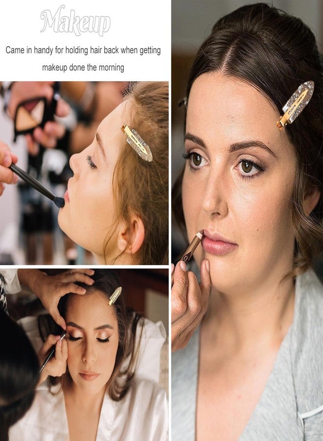FEINIGESI No Bend Glitter Hair Clips for Bridesmaids - 12PCS/6Cards Creaseless Hair Setting Clips with Proposal Box for Styling and Sectioning - Image 5